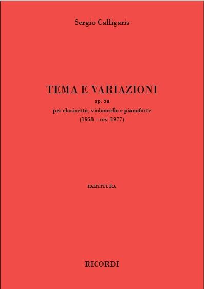 Tema e variazioni op. 5a